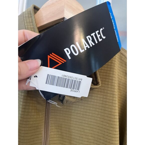 USMC Polartec FROG Grid Fleece 1/2 Zip Pullover Coyote Brown, Large.   Ff - Picture 7 of 10